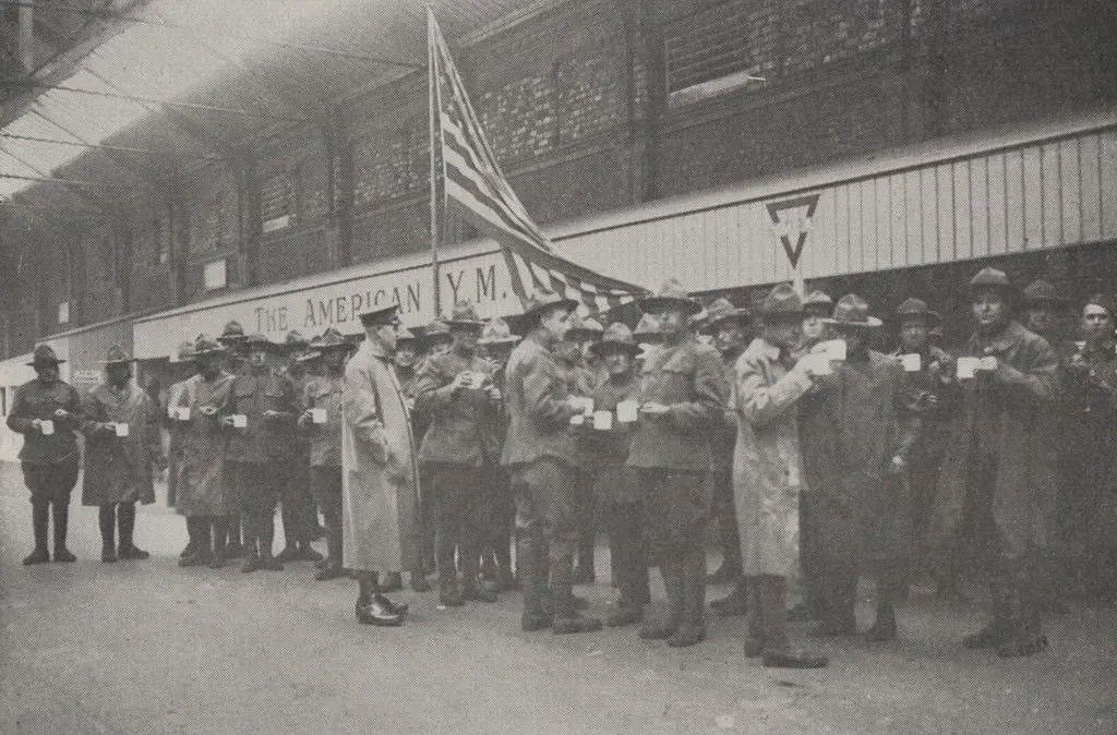 World War One locum tenens practitioners at the American YMCA